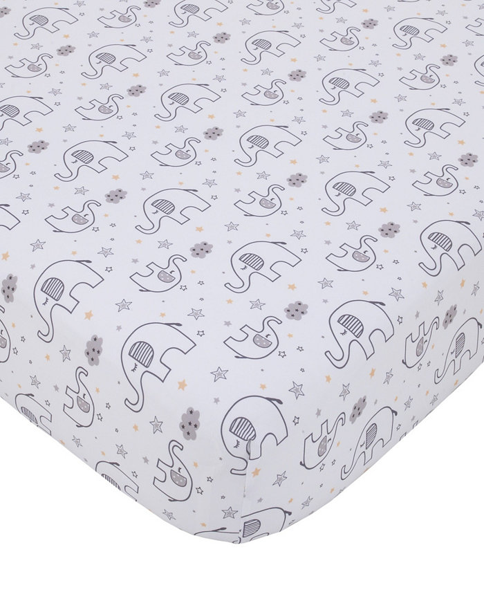 NoJo Dream Big Little Elephant Crib Sheet