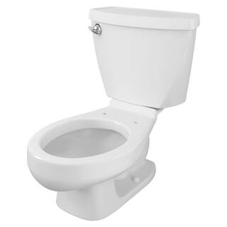 American Standard Baby Devoro FloWise 10 in. Rough-in 2-Piece 1.28 GPF Single Flush Round Toilet in White 2315228.020