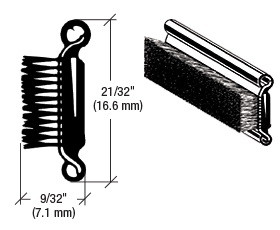 CRL YM52RP96 Rigid Stainless Steel Beaded Belt Mol...