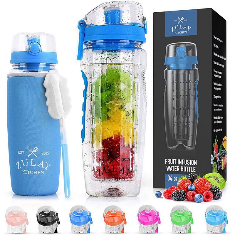 Portable Water Bottle with Fruit Infuser