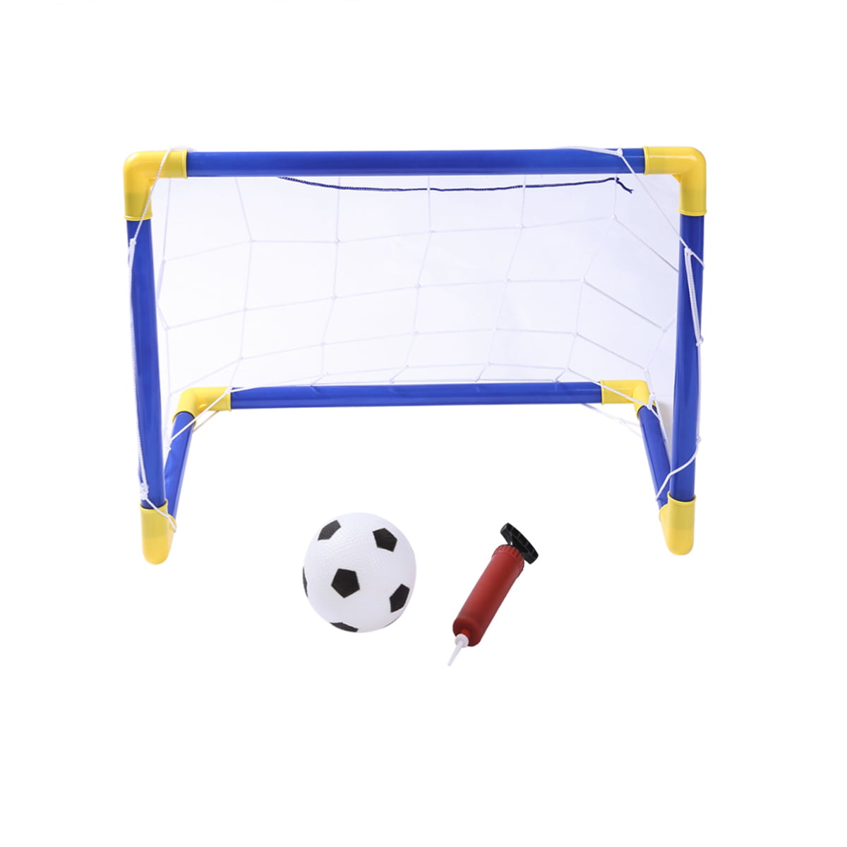 Kids Football Toy Folding Soccer Ball Goal Post Net Set Child Sport Game Toys Football Play Kit