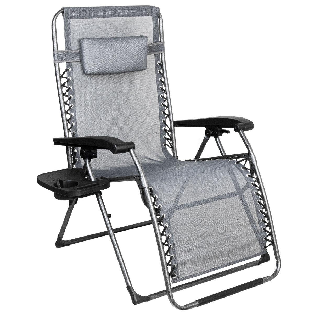 Sportsman's Warehouse Mesh XL Zero Gravity Lounger with Side Table  250lbs Weight Capacity