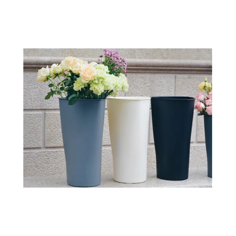 Hot Seller Cheap Price Household Planting plastic Flower display bucket and gardening supplies