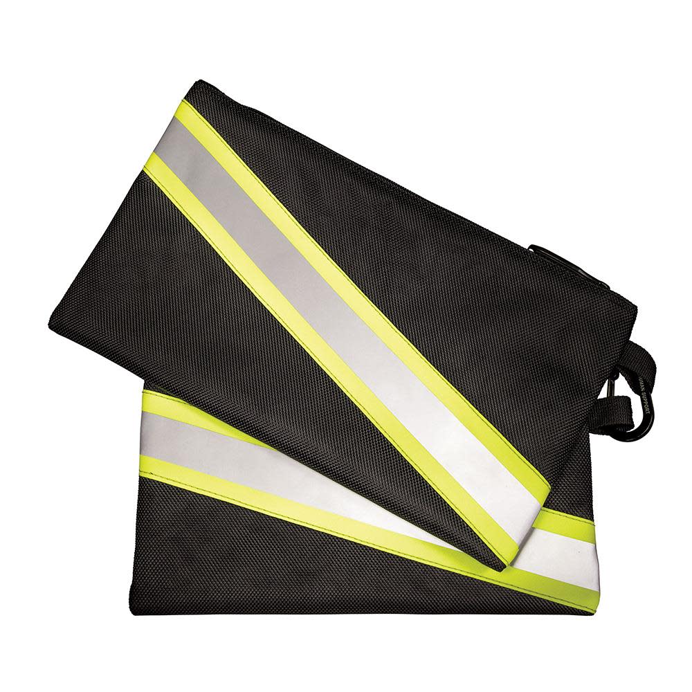 High Visibility Zipper Bags， 2 Pk