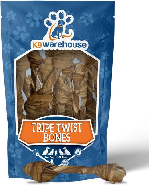 K9warehouse Tripe Twist Beef Flavored Dog Bones