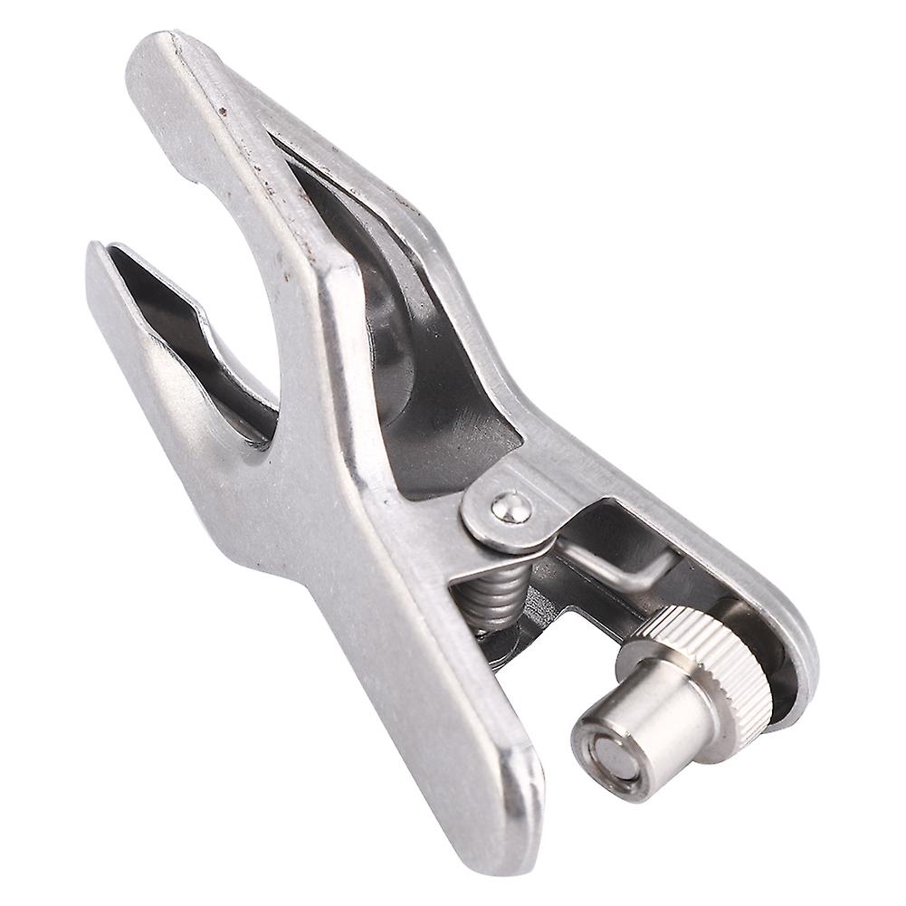 Stainless Steel Lab Clamp Pinch Clip Glass Ball Clamp Laboratory Tools28#