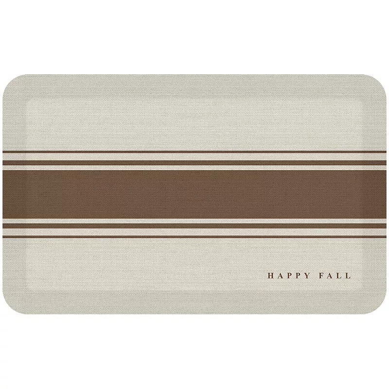 GelPro Designer Comfort Mat Happy Fall Walnut 20x32