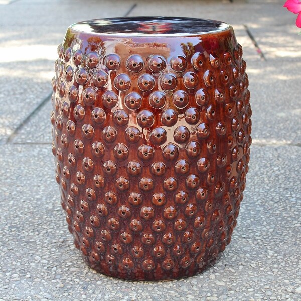 Drum Ceramic Garden Stool