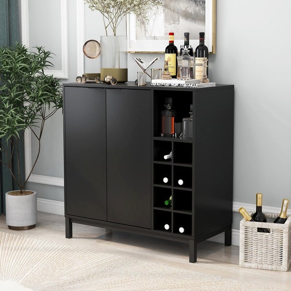 34 inch Sideboards Buffets With Wine Racks Storage