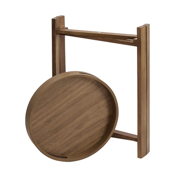 WallBeyond Round Tray Side Table