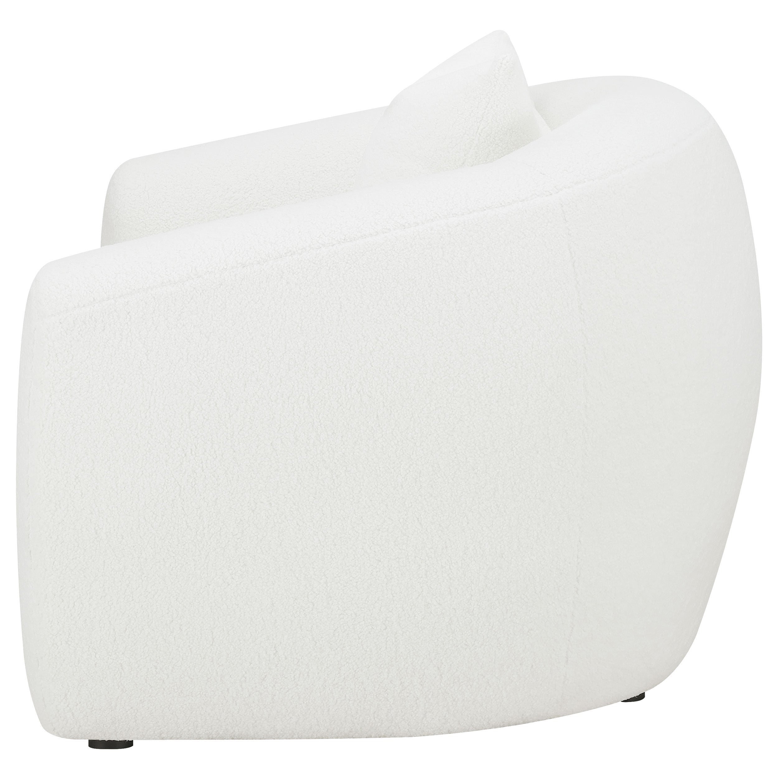 Isabella Upholstered Tight Back Chair White-509873