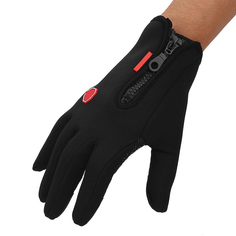 Unisex Outdoor Warm Winter Full Fingers Gloves Screen Touch Sports Mitten (s)