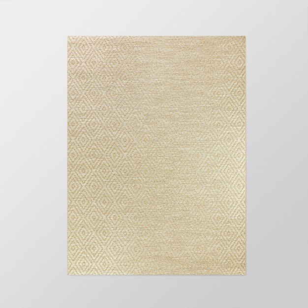 Prisma Diamond Outdoor Rug Tan