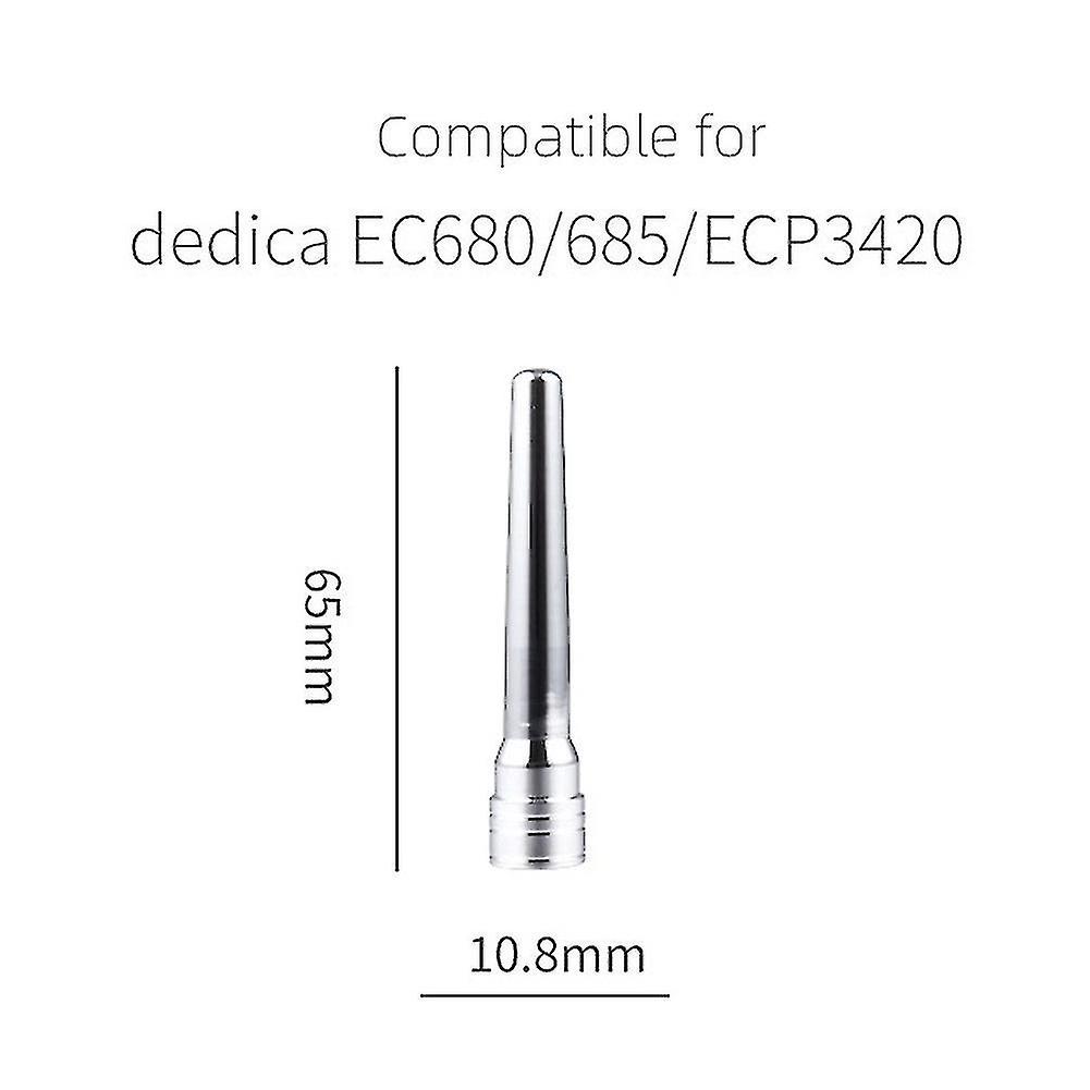 Steam Nozzle Tip Spout For Dedica Ec680/ec685， Ec9335， Ecp3420， Eco310， Milk Foam Inner Tube， Stain