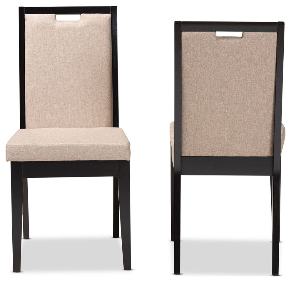 Billy Modern 2 Piece Dining Chairs   Transitional   Dining Chairs   by Baxton Studio  Houzz