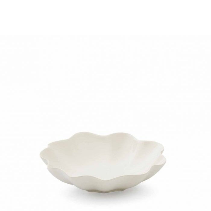 Floret Medium Serving Bowl - Creamy White