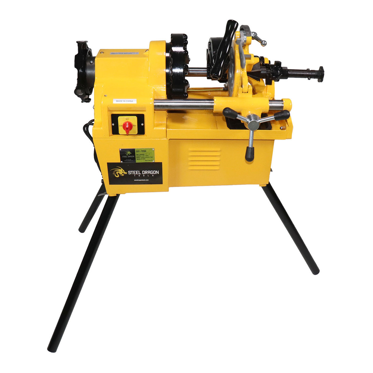 Steel Dragon Tools 7090 2 Pipe Threading Machine with Cart