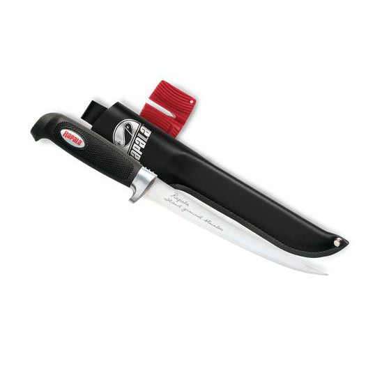 Rapala Soft Grip Fillet Knife with Sheath and Sharpener