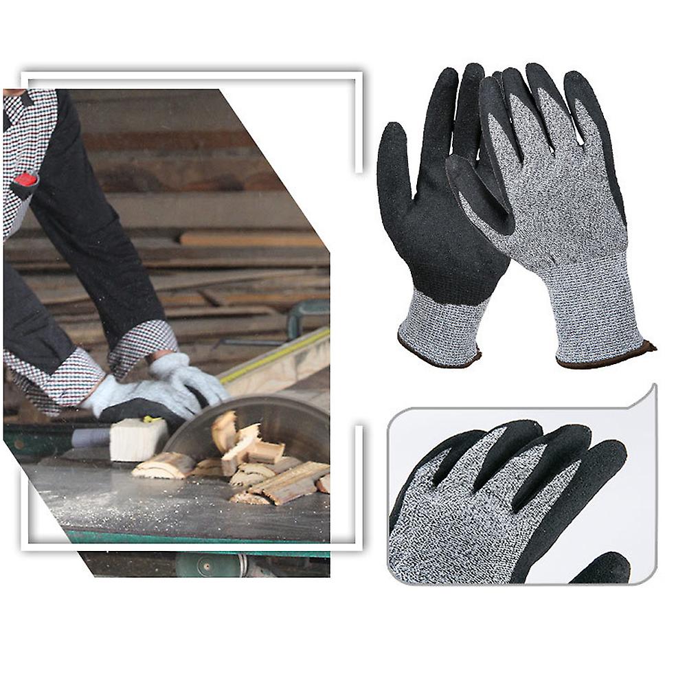 Working Gloves Abrasion Resistant Anti Cutting Piercing Safety Gloves For Gardening Farming Motorcycle Riding No.323449