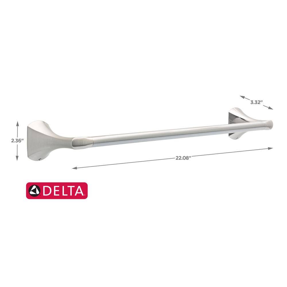 Delta Pierce 18 in. Towel Bar in SpotShield Brushed Nickel PRC18-BN