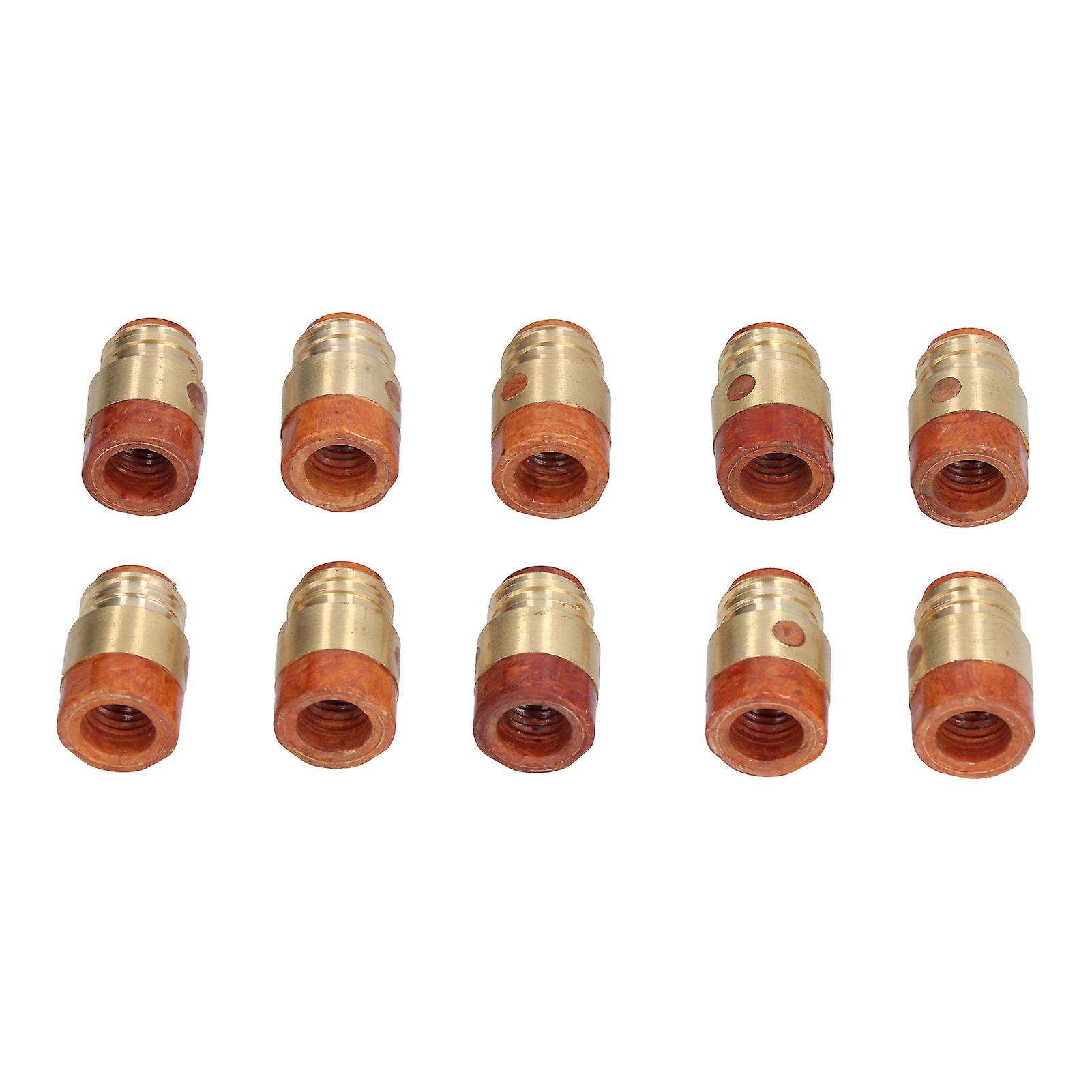 10 Pcs Diffuser Tip Long Service Life Anticorrosion Installation Easily Torch Diffuser For Welding Machine