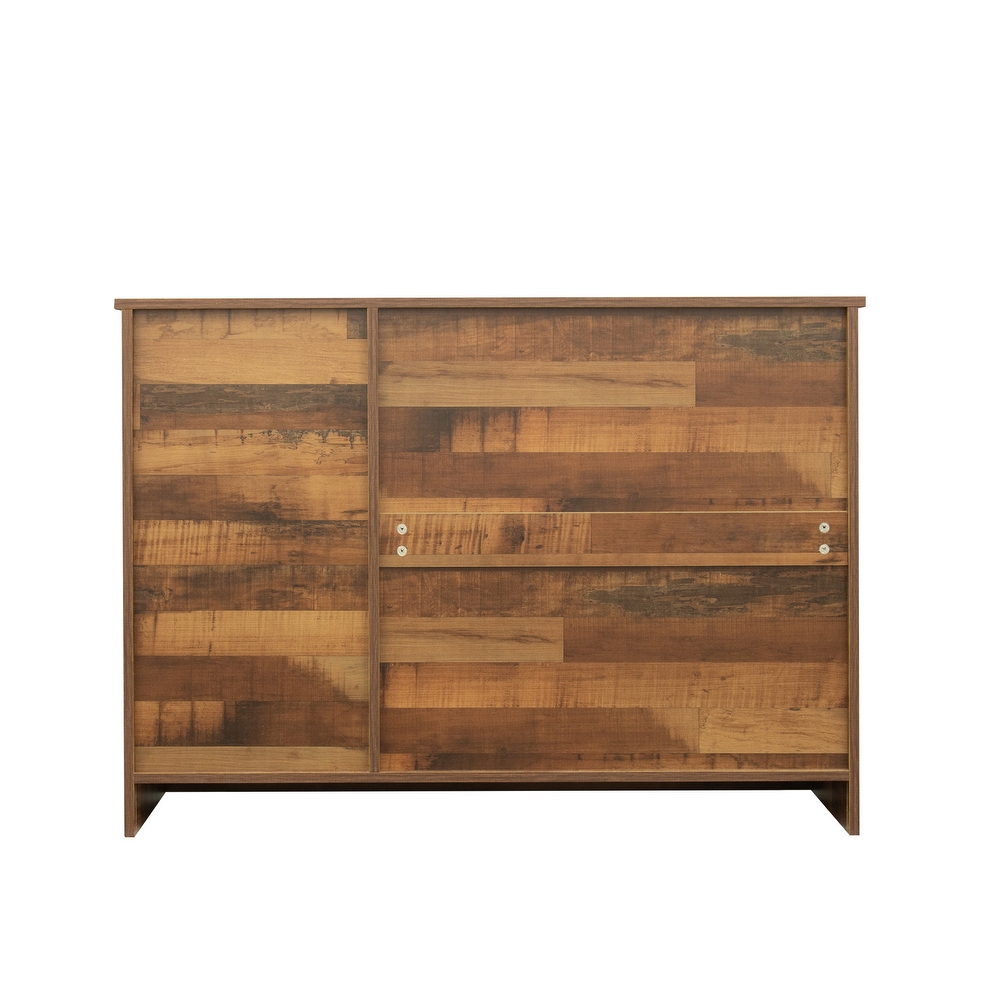 Modern Wood Buffet Sideboard with 2 doors 1 Storage and 2dra