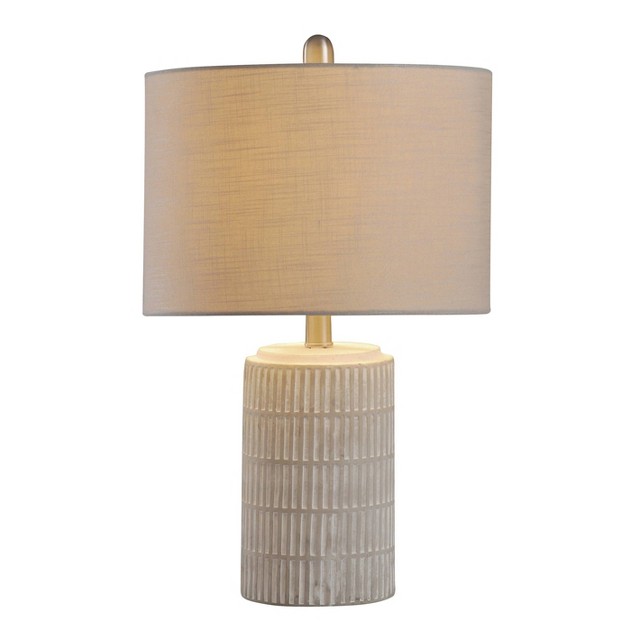 Joni Table Lamp Distressed Gray Stylecraft