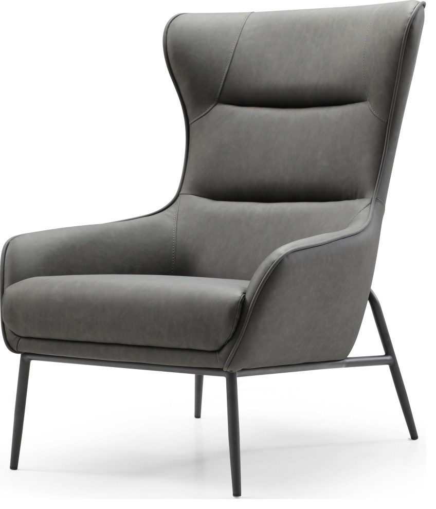Wyatt Leisure Chair   Midcentury   Armchairs And Accent Chairs   by HedgeApple  Houzz