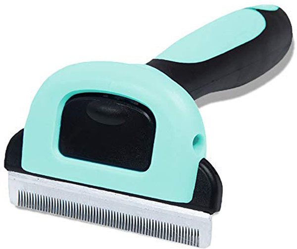 SunGrow Undercoat Deshedding Brush for Short Haired Dog and Cat Shedding Control and Grooming Tool