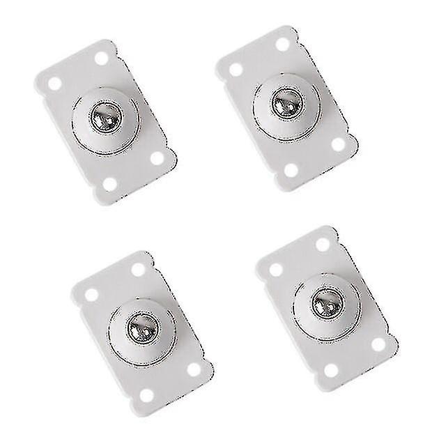 4pcs Self Adhesive Universal Wheels Casters 360 Degree Rotatable Ball Pulley Mini Swivel Casters Wheels For Furniture