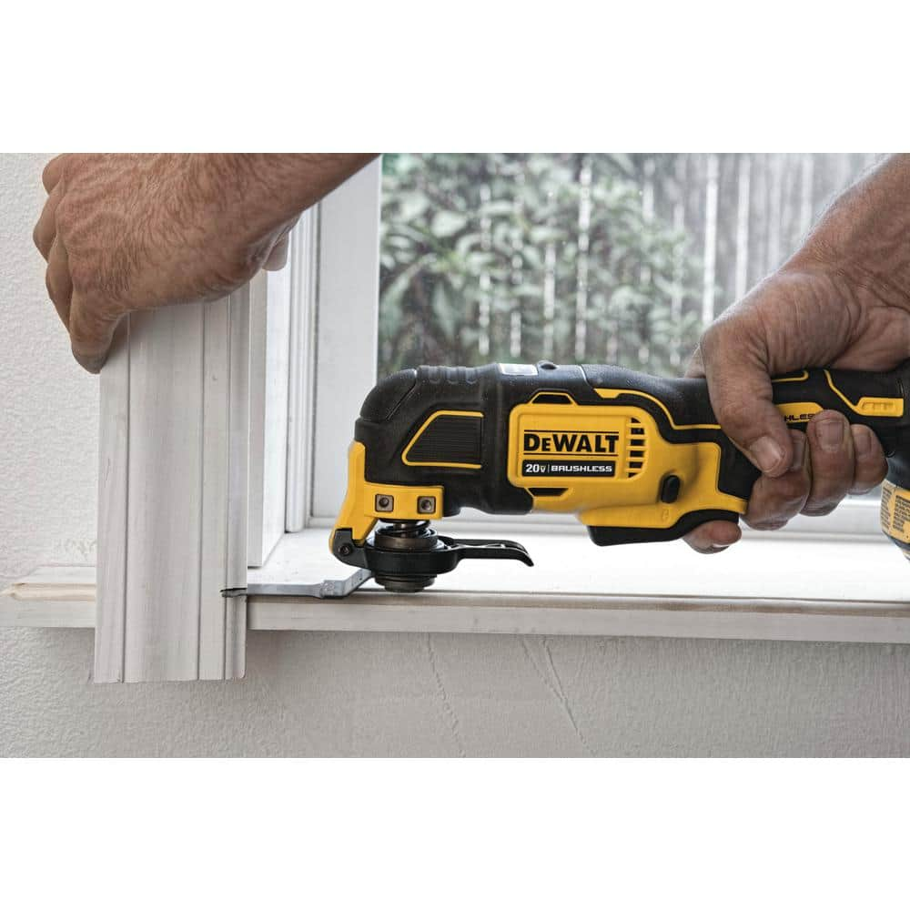 DEWALT ATOMIC 20V MAX Li-Ion Brushless Cordless Drill/Impact 2 Tool Combo Kit, Oscillating Tool, and (2) 1.3Ah Batteries DCK278C2W354B