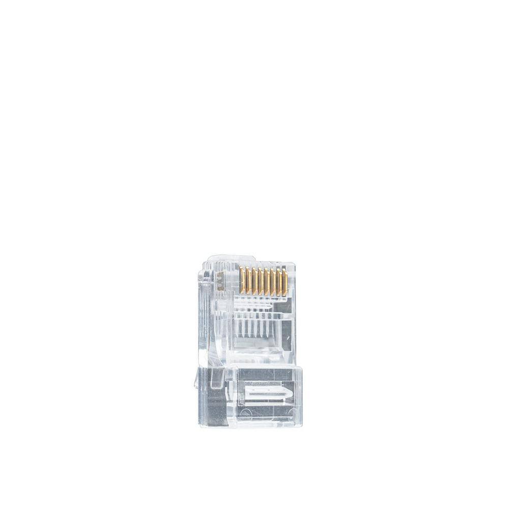 Jonard RJ45 Passthrough Connectors for CAT5CAT5e Ethernet Cable (Pack of 100) RJ45-5100