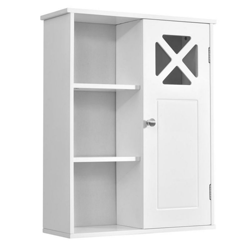 Hivago 2-Tier Multipurpose Wall-Mounted Cabinet Bathroom Storage