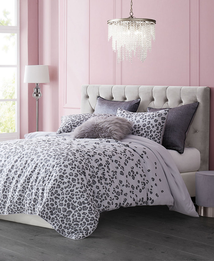 Juicy Couture Leopard Pearl 2 Piece Comforter Set  Twin Twin XL