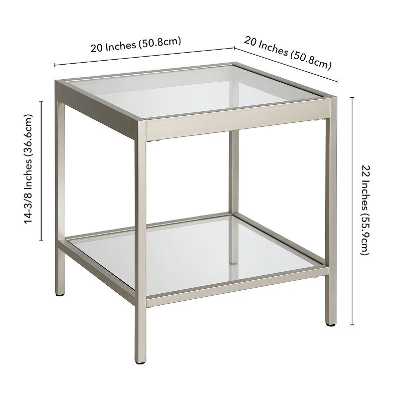 Finley and Sloane Alexis Square Side Table