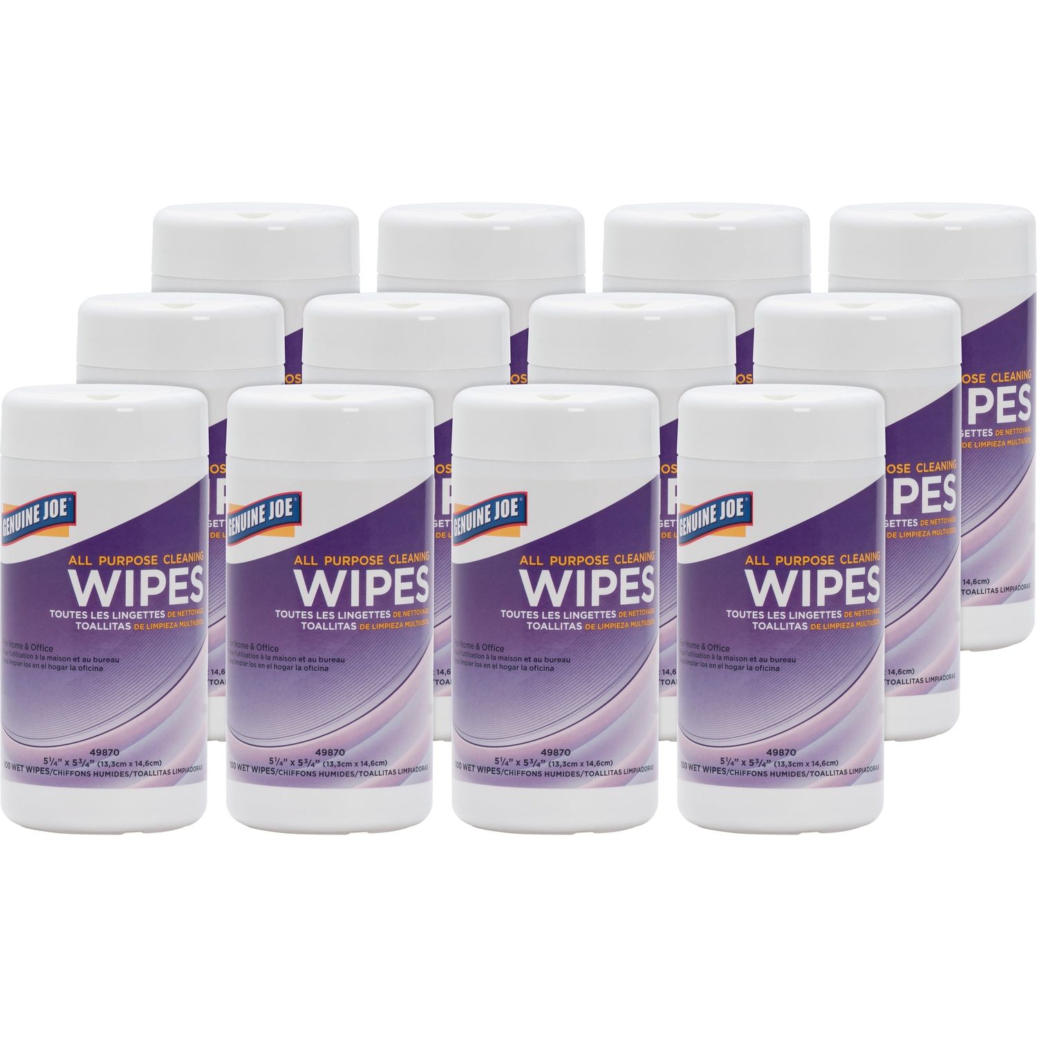 All Purpose Cleaning Wipes by Genuine Joe GJO49870CT