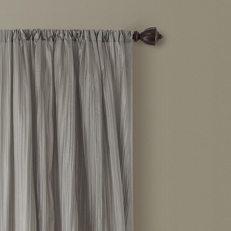 Elrene Home Fashions Athena Faux Silk Window Curtain and Scarf Set