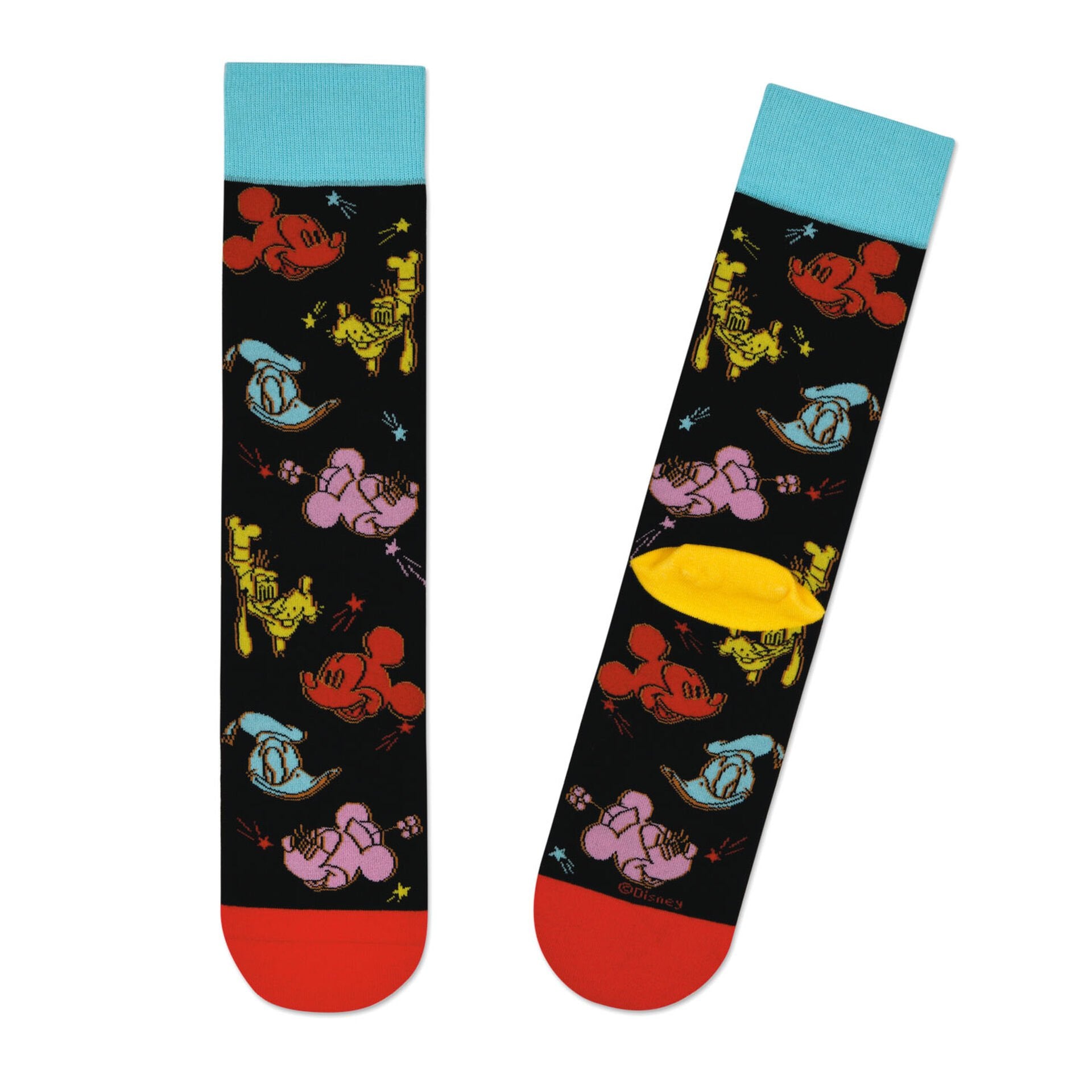 Hallmark  Disney Mickey Mouse and Friends Colorful Crew Socks