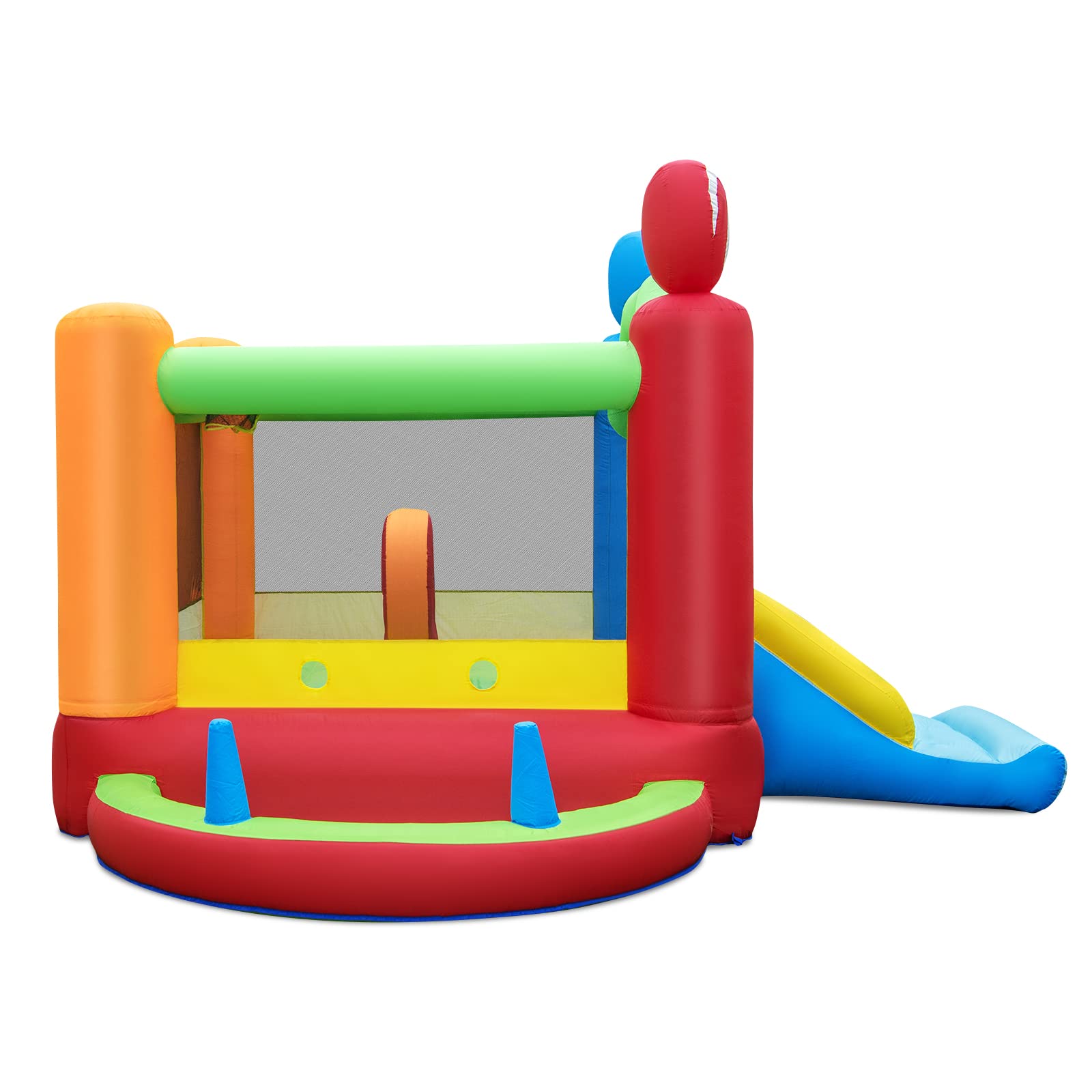 BOUNTECH Inflatable Bounce House, Bouncy House for Kids 5-12 Indoor Outdoor Fun