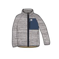 Incline Recycled Polartec® Fleece - Grey Marl