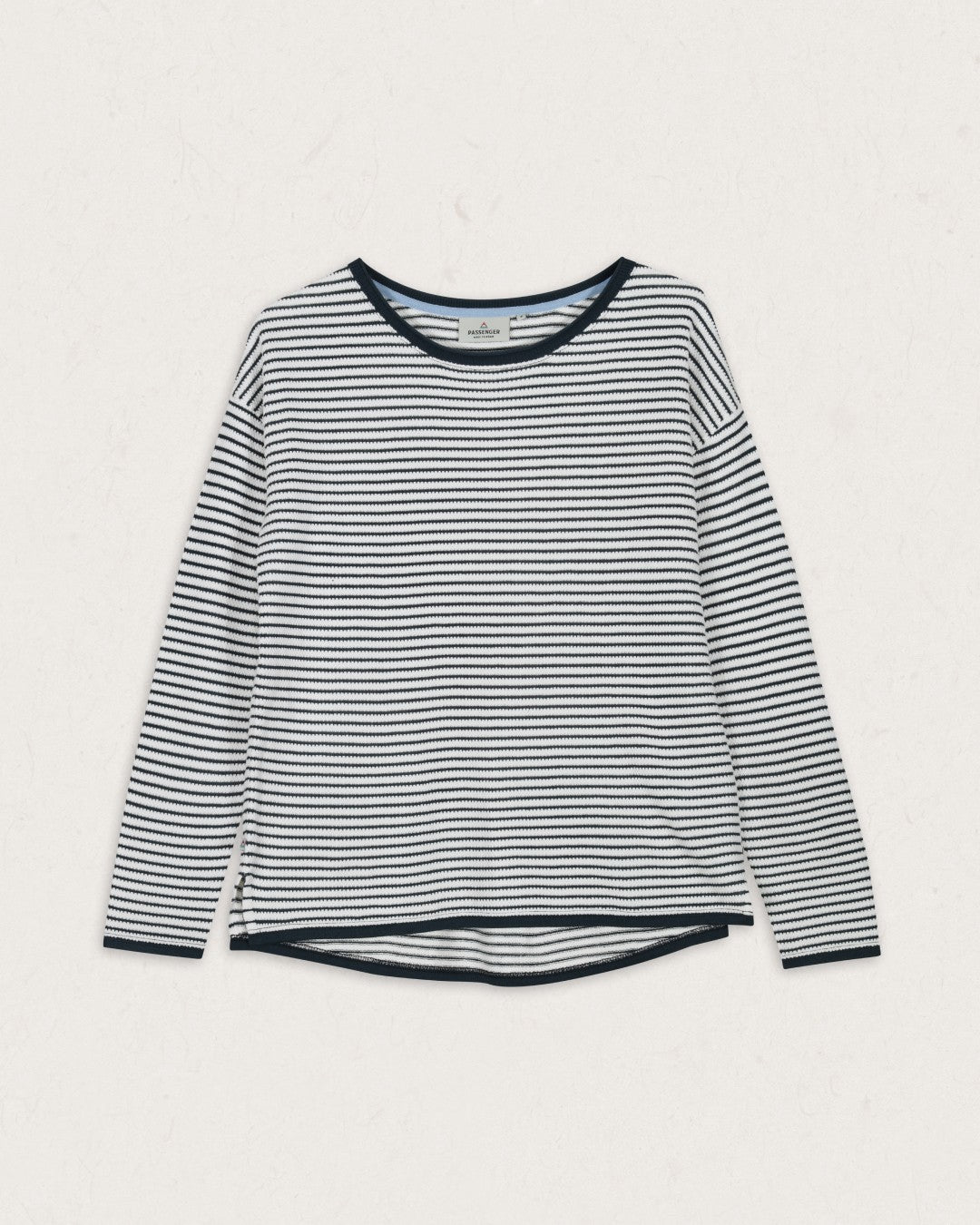 Muir Organic Knitted Jumper - Off White Stripe