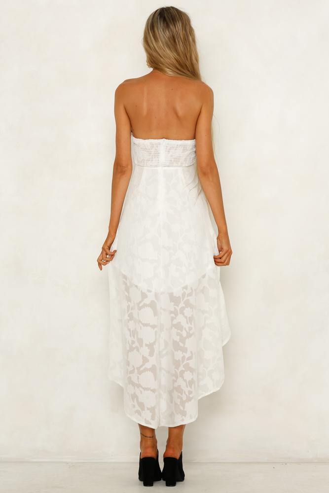 Love Flash Maxi Dress White