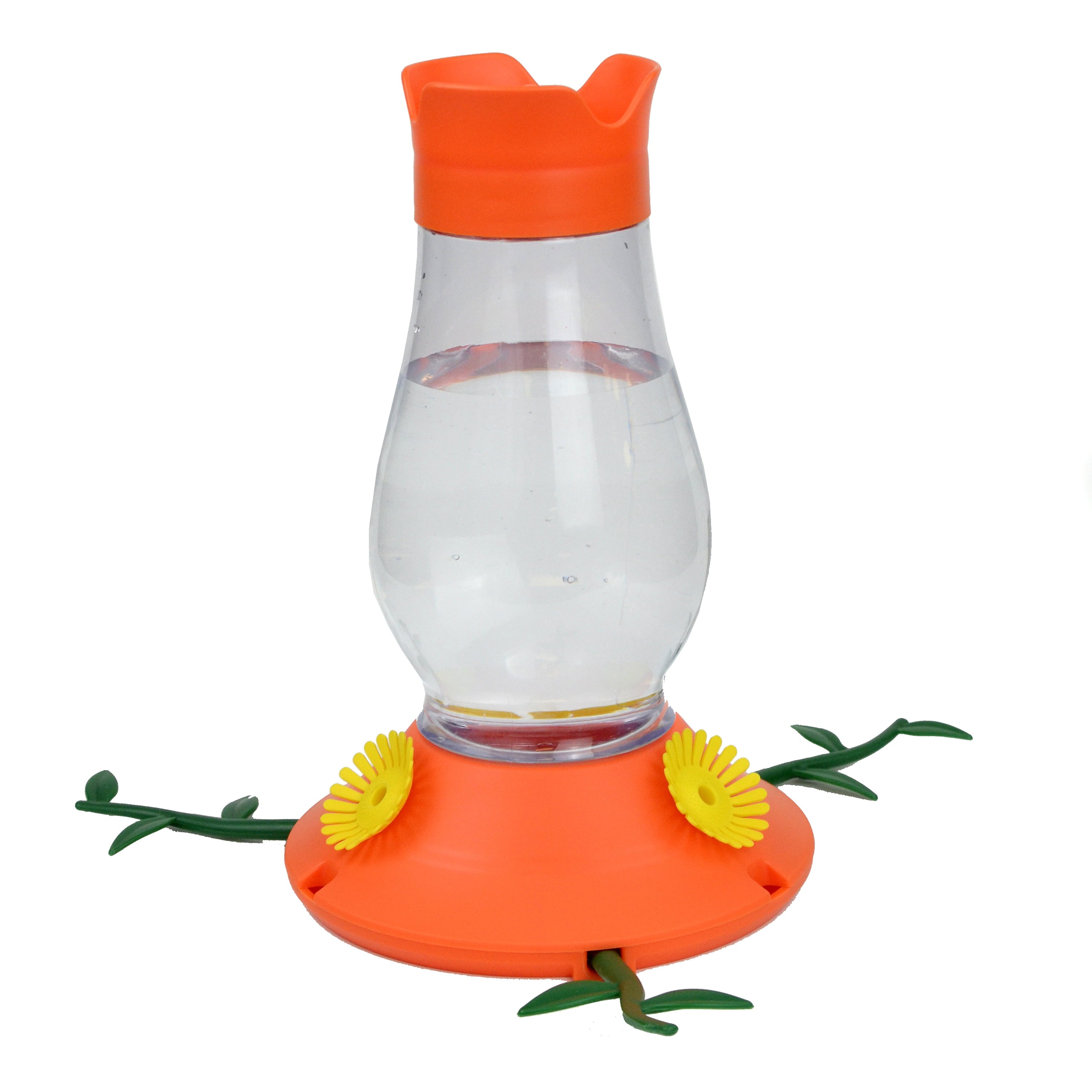 Perky-Pet Plastic Vine Oriole Feeder， Orange - 27 oz Capacity