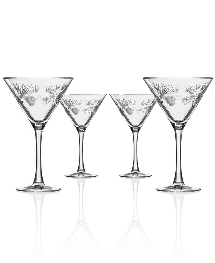 Rolf Glass Icy Pine Martini 10Oz - Set Of 4 Glasses