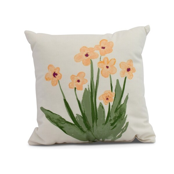 16 x 16 inch Pretty Little Flower Outdoor Pillow