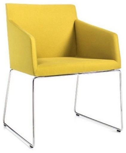 Kets Sled Armchair   Contemporary   Armchairs And Accent Chairs   by 212 Concept  Houzz