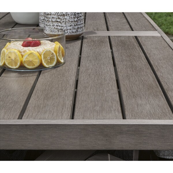 Signature Design by Ashley Hillside Barn Brown Outdoor Dining Table