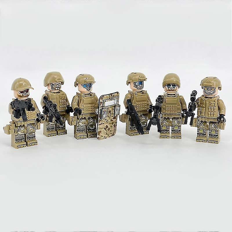 12pcs Figures Set， Forces Figures， Mini Soldiers Base Toys With