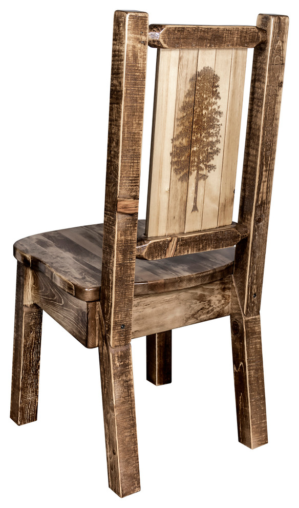 Homestead Collection Side Chair   Rustic   Dining Chairs   by Montana Woodworks  Houzz