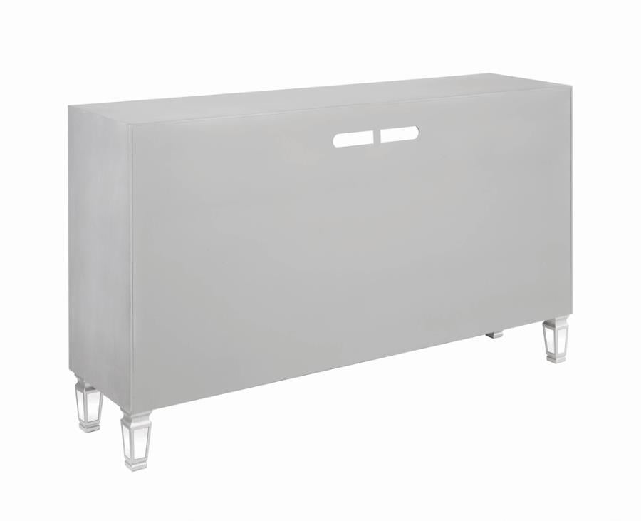 3-Drawer TV Console Metallic Platinum - 722272